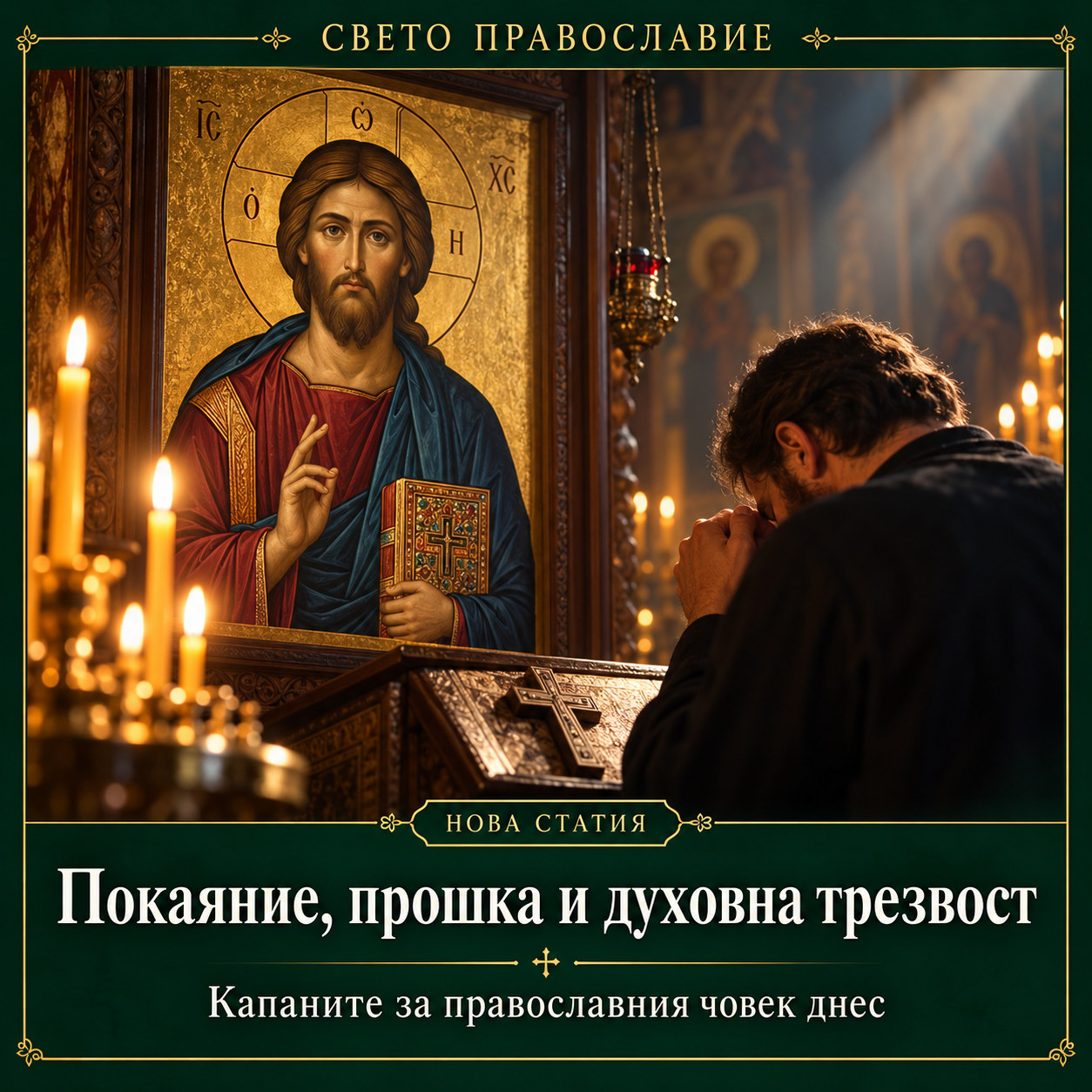 Покаяние, прошка и духовна трезвост: капаните за православния човек днес – изображение към статията