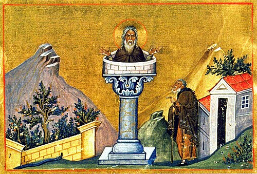 Икона: Преп. Даниил Стълпник