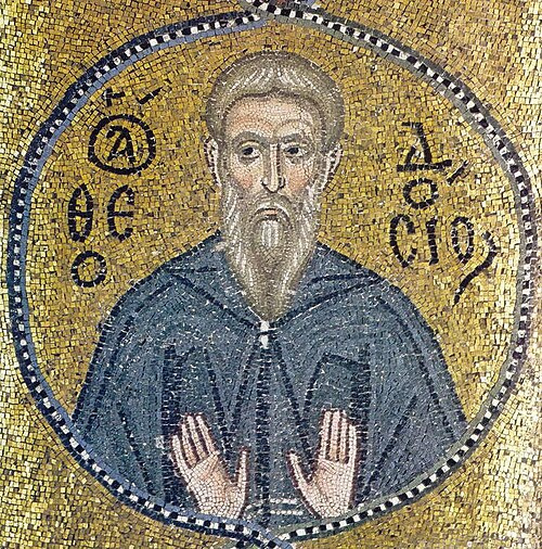 Икона: Преп. Теодосий Велики (Киновиарх)