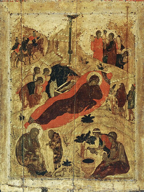 Икона: Рождество Христово (Бъдни вечер)
