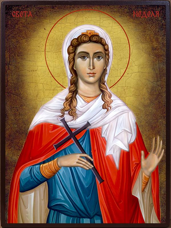 Икона: Св. великомъченица Неделя