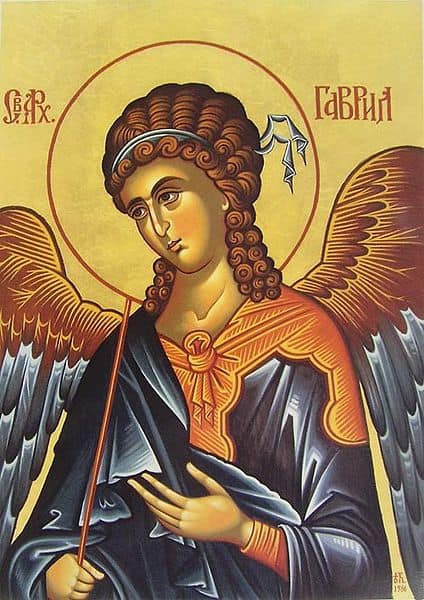 Икона: Св. архангел Гавриил — събор