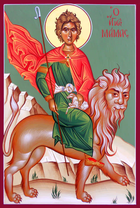Икона: Св. мъченик Мамант