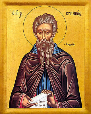 Икона: Преп. Кириак Отшелник