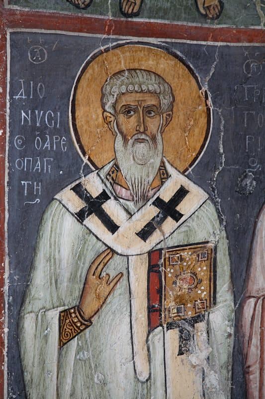 Икона: Св. свещеномъченик Дионисий Ареопагит