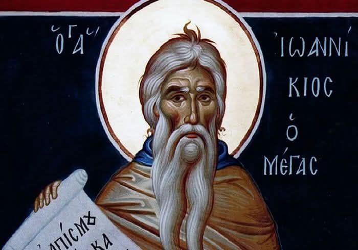 Икона: Преп. Йоаникий Велики